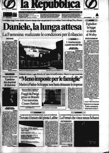 Il lunedì de La repubblica